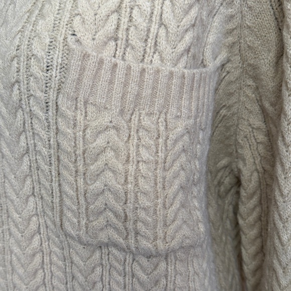 Cream Cable Knit Sweater - Picture 3 of 6
